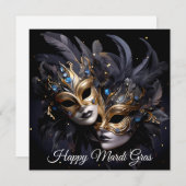 ダークベネチアンマスクカーニバルマルディグラ シーズンカード (正面/裏面)