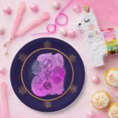 ダークベリーワインパスソーバーシーダープレート紙プレート ペーパープレート (パーティー)