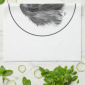 ダークペキン キッチンタオル (折り畳み)