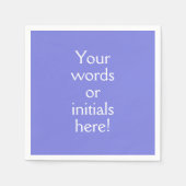 ダークペリウィンクルパープルカスタムナプキンス スタンダードカクテルナプキン (正面)