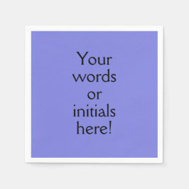 ダークペリウィンクルパープルカスタム スタンダードカクテルナプキン