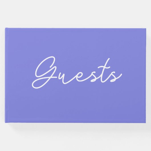 ダークペリウィンクルパープル ゲストブック (正面)