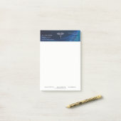 ダークホログラフィック3Dクロムメディカルカドゥセウス ポストイット (デスク上)