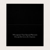 ダークホースパーソナライズされた名刺 名刺 (内部フラット)