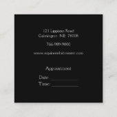 ダークホースパーソナライズされた 予約カード (裏面)