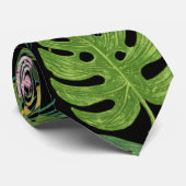 「ダークボタニカルガーデン – ヴィンテージフローラルパターン」 ネクタイ (ロール)