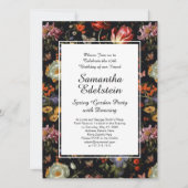 ダークボタニカルバロックフローラ 招待状 (正面)