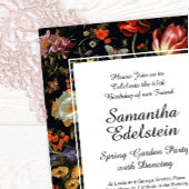 ダークボタニカルバロックフローラ 招待状