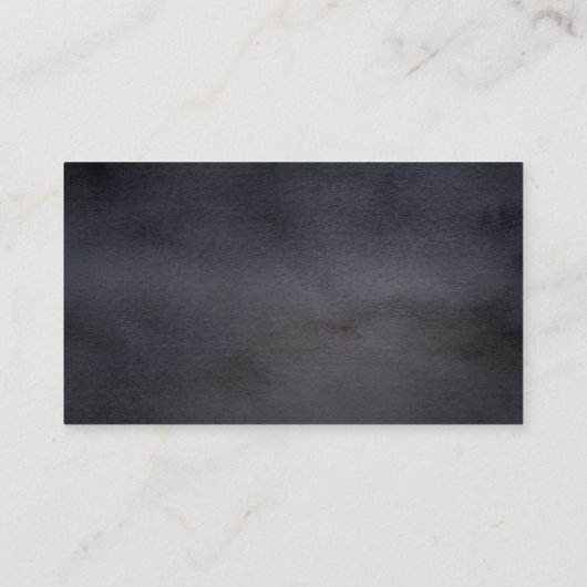 ダークボタニカル緑のヴィンテージ素朴エスコートカード プレイスカード (裏面)