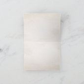 ダークボタニカル緑のヴィンテージ素朴感謝していなあなた サンキューカード (内部)