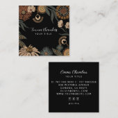 ダークボホフローラ スクエア名刺 (正面/裏面)