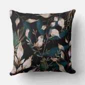 ダークボモダンーホボタニカル離れモノグラム クッション (裏面)