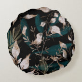 ダークボモダンーホボタニカル離れモノグラム ラウンドクッション (裏面)