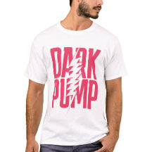 ダークポンプグリッチTシャツ - モダンネオンチポグラフィーシャツ
