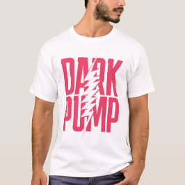 ダークポンプグリッチTシャツ - モダンネオンチポグラフィーシャツ Tシャツ