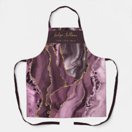 ダークマウエブアゲート美しいプロフェッショナルエプロン エプロン