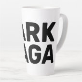 ダークマガファニーハロウィーントランプエロン2024 カフェラテマグ (右アングル)