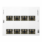 ダークマグノリアガーデンヴィンテージフローラ ラベル (フルシート)