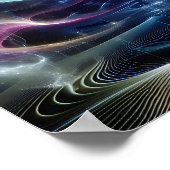 ダークマターグローSci-fi宇宙ポスター ポスター (角)