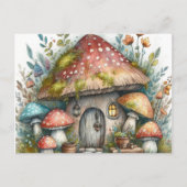 ダークマッシュルームコテージウィッチお洒落民俗 ポストカード (正面)