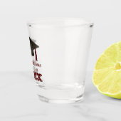 ダークマルーンおめでとう大学卒業生 ショットグラス (右)