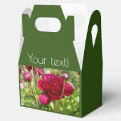 ダークマルーンのベルベット牡丹 フェイバーボックス (オープン)