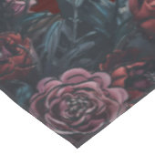 ダークマルーンマウブゴシックエレガントな結婚式 テーブルクロス (アングル)