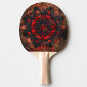 ダークマンダラ – ボホゴシックギフト 卓球ラケット (正面)