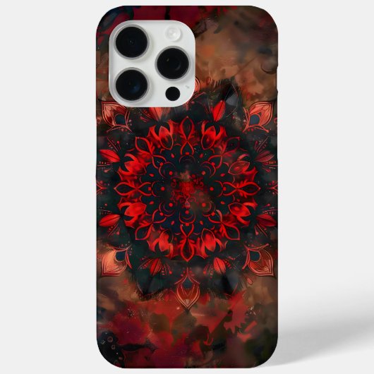 ダークマンダラ – ボホゴシックギフト Case-Mate iPhoneケース (裏面)
