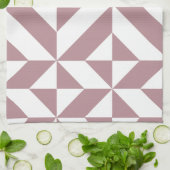 ダークマーブジオメトリックデコキューブパターン キッチンタオル (折り畳み)