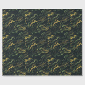 ダークマーブルスワールラッピング紙 ラッピングペーパー (フラット)