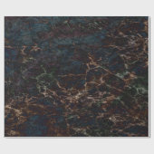 ダークマーブルラッピング紙 ラッピングペーパー (フラット)