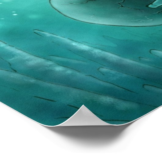 ダークマーメイドプリント – シークレットキス ポスター (角)