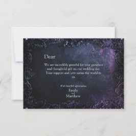 ダークミッドナイトゴシックエレガンス サンキューカード