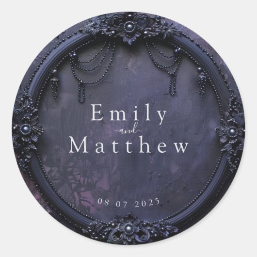 ダークミッドナイトゴシックエレガンス ラウンドシール (正面)