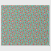 ダークミントストロベリーラッピング紙/ギフトラップ ラッピングペーパー (フラット)