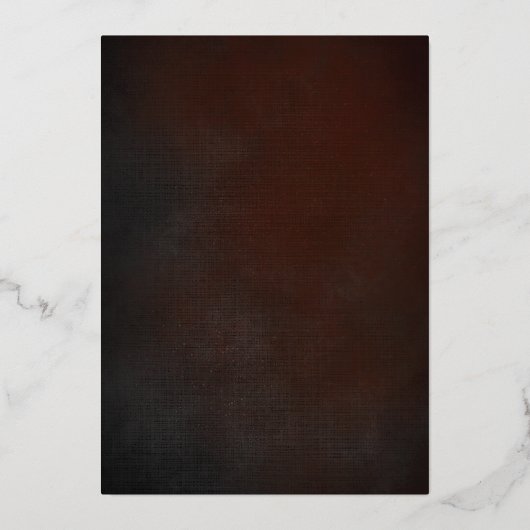 ダークムーディはっきりしたーフローラマ結婚ルサラ 箔招待状 (裏面)