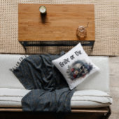 ダークムーディゴシックブライドまたはダイブライダルシャワー クッション