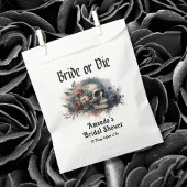ダークムーディゴシックブライドまたはダイブライダルシャワー フェイバーバッグ