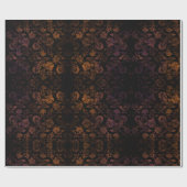 ダークムーディハロウィーン秋ギフトラッピング紙 ラッピングペーパー (フラット)