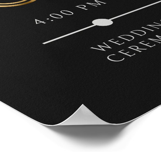 ダークムーディバーガンディ&クリームペニーイベント順 ポスター (角)