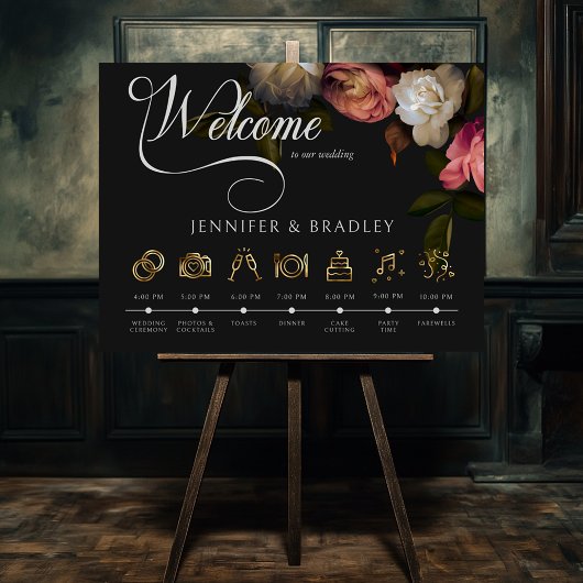 ダークムーディバーガンディ&クリームペニーイベント順 ポスター