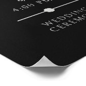 ダークムーディバーガンディ&クリームペニーイベント順 ポスター (角)