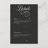 ダークムーディビクトリアンスター結婚ズ詳細 エンクロージャーカード (正面)