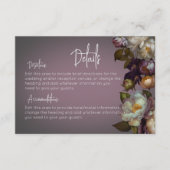 ダークムーディマウーブフローラモダン詳細 エンクロージャーカード (正面)