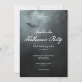 ダークムーディミッドナイトこうもり&フォグハローウィンパーティ 招待状 (正面)