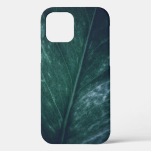 ダークムーディリーフフローラデザイン iPhone 12ケース