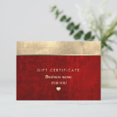 ダークムーディレッド、スクラッチとゴールドフォイルハート (スタンド正面)