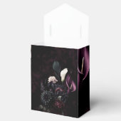 ダークムーディロマンチックフローラ結婚式の引き出物 フェイバーボックス (オープン)