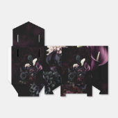 ダークムーディロマンチックフローラ結婚式の引き出物 フェイバーボックス (折り畳みなし)